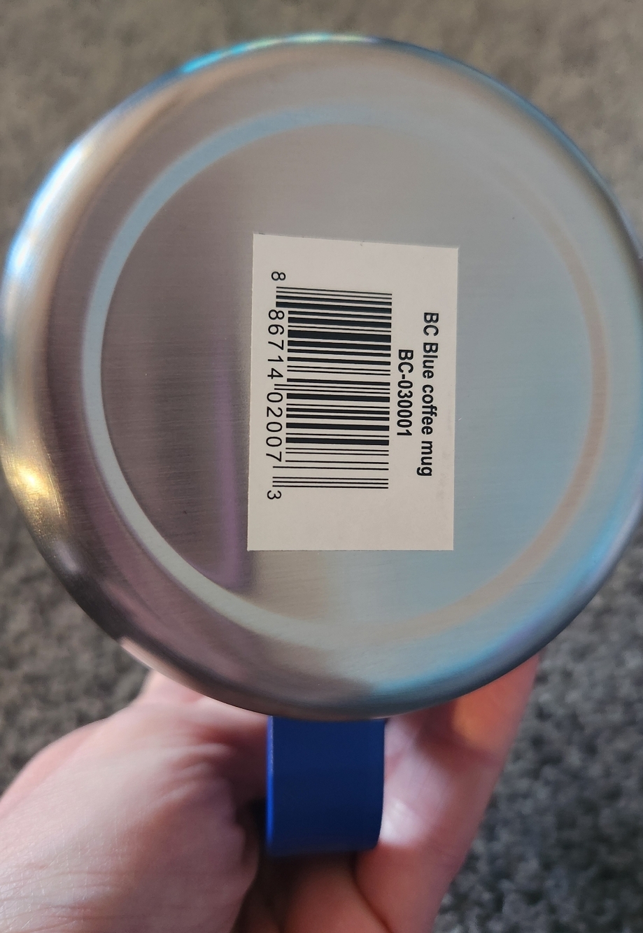 Blue Compass RV Blue Metal Coffee Mug - Picture 5 of 7